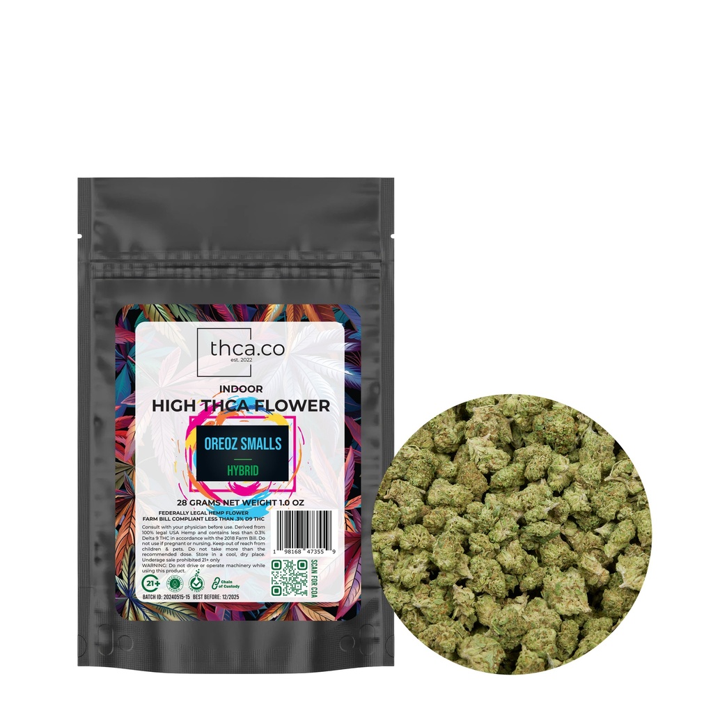 Oreoz Smalls - THCA Flower 28g Bag