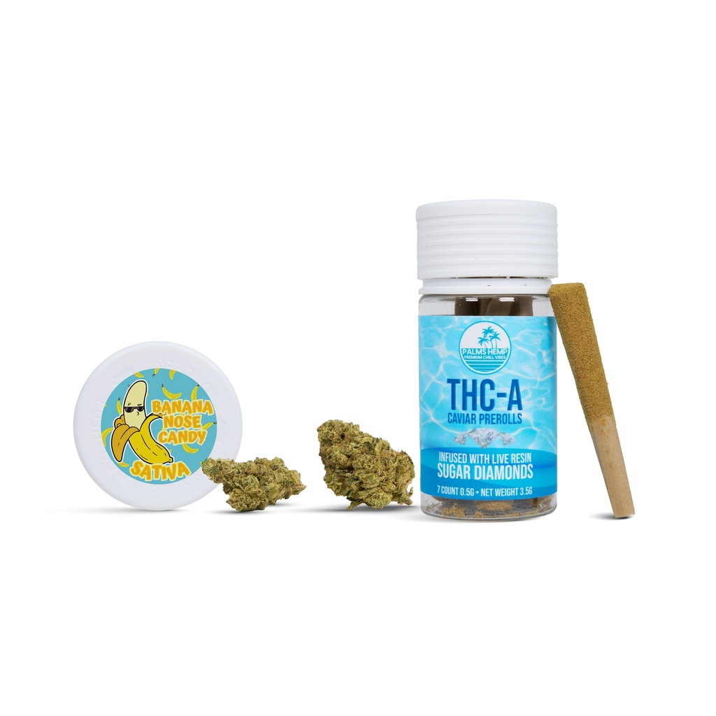 Banana Nose Candy - Palms THCA Caviar Pre-Roll 0.5g/7Ct