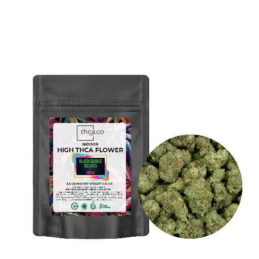 [198168597026] Black Garlic Gelato - THCA Flower 3.5g Bag
