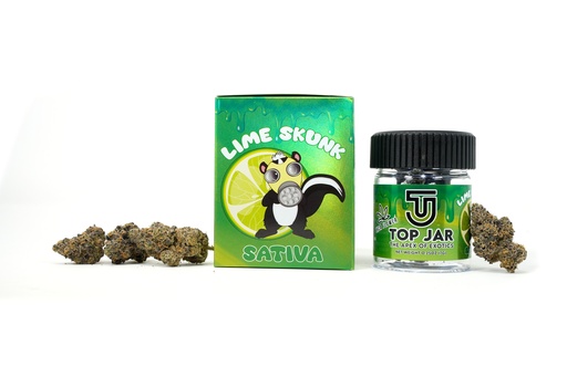 [197644147731] Lime Skunk - Top Jar Flower 7g