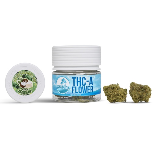 [198168819043] White Coconut Pie - Palms THCA Flower 3.5g
