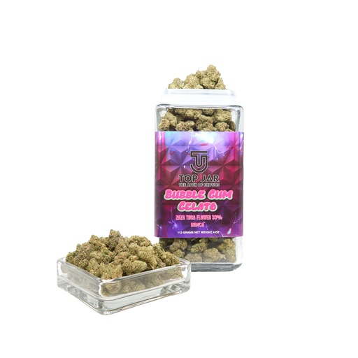 [198715486209] Bubble Gum Gelato - Top Jar Flower 4oz