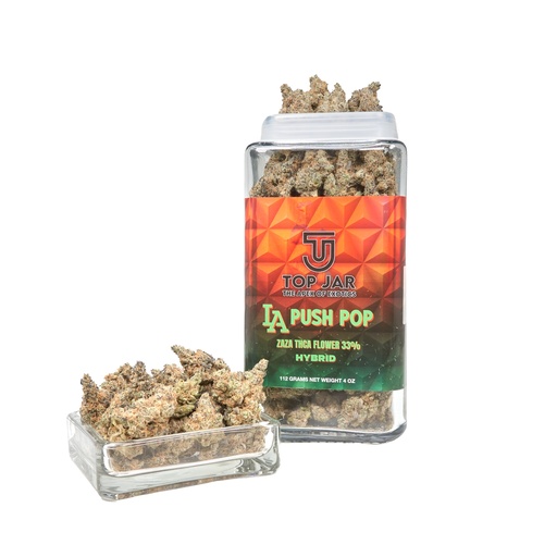 [198715101010] LA Push Pop - Top Jar Flower 4oz