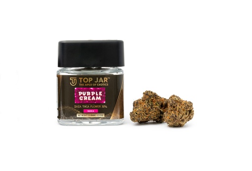 [198715492125] Purple Cream  - Top Jar Flower 3.5g